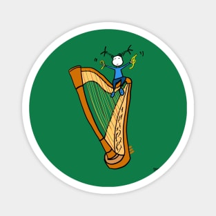 Harpist Magnet